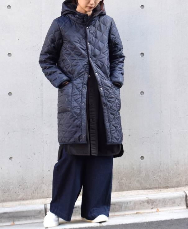 NAM1753 (コート) POLYxFLEECE HEAT QUILT REVERSIBLE HOODED COAT