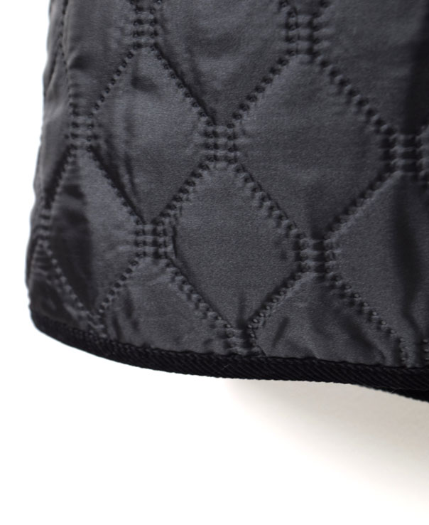 NAM2154PP (コート) POLY×POLY HEAT QUILT OVERSIZED HOODED COAT WITH RIBBED CUFF