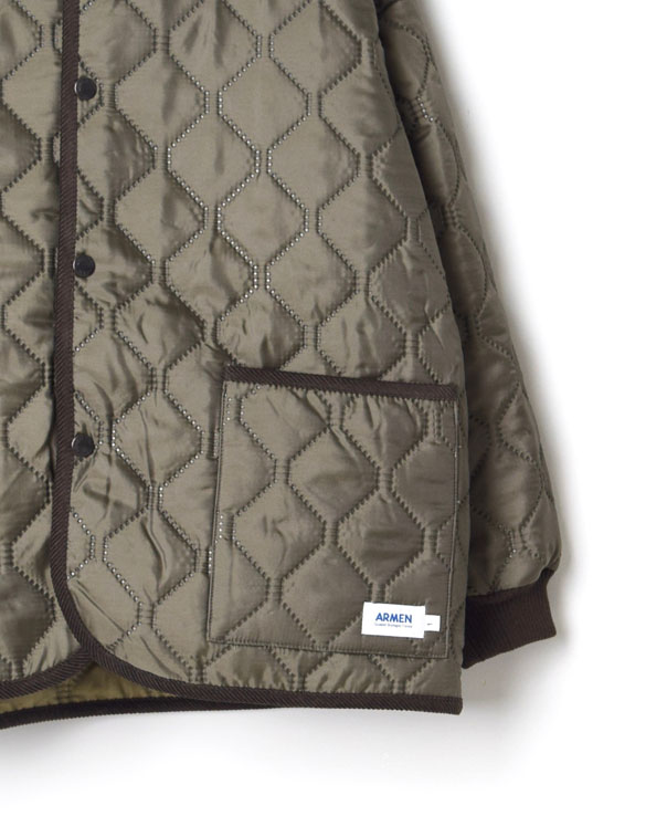 NAM2153PP (ジャケット) POLY×POLY HEAT QUILT OVERSIZED HOODED JACKET WITH RIBBED CUFF