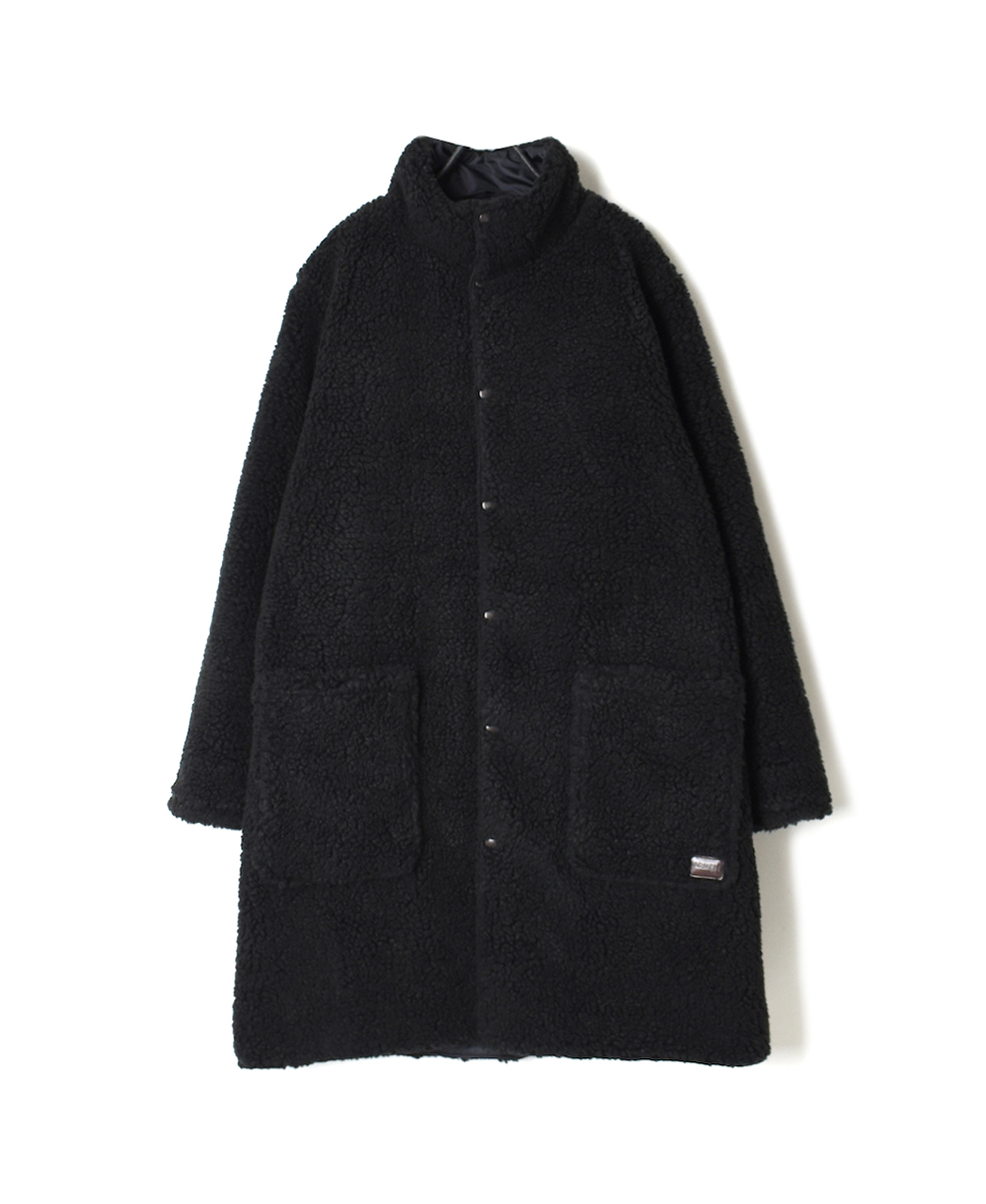 NAM2164Y FLEECE / NYLON HIGH NECK COAT