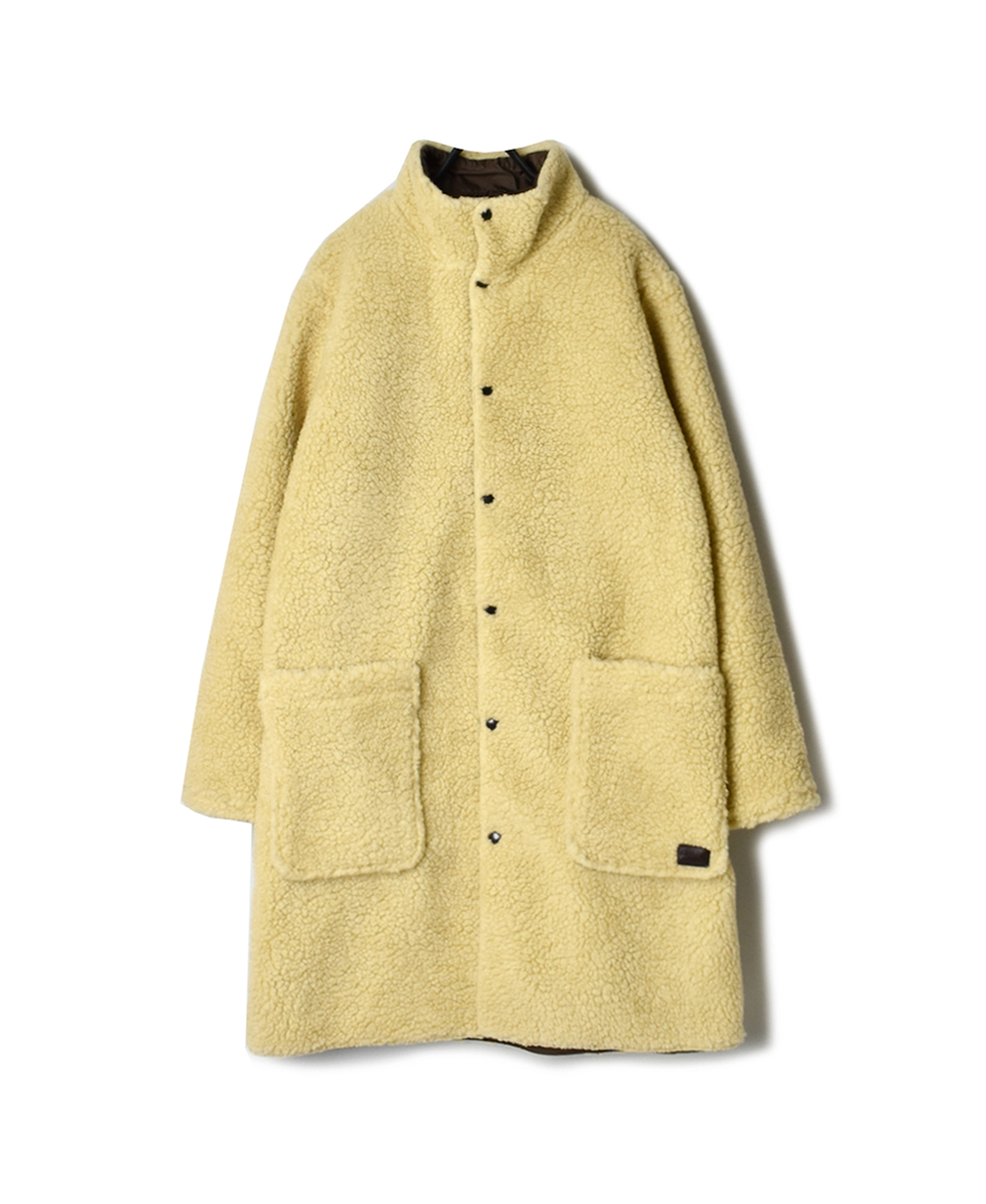 NAM2164Y FLEECE / NYLON HIGH NECK COAT