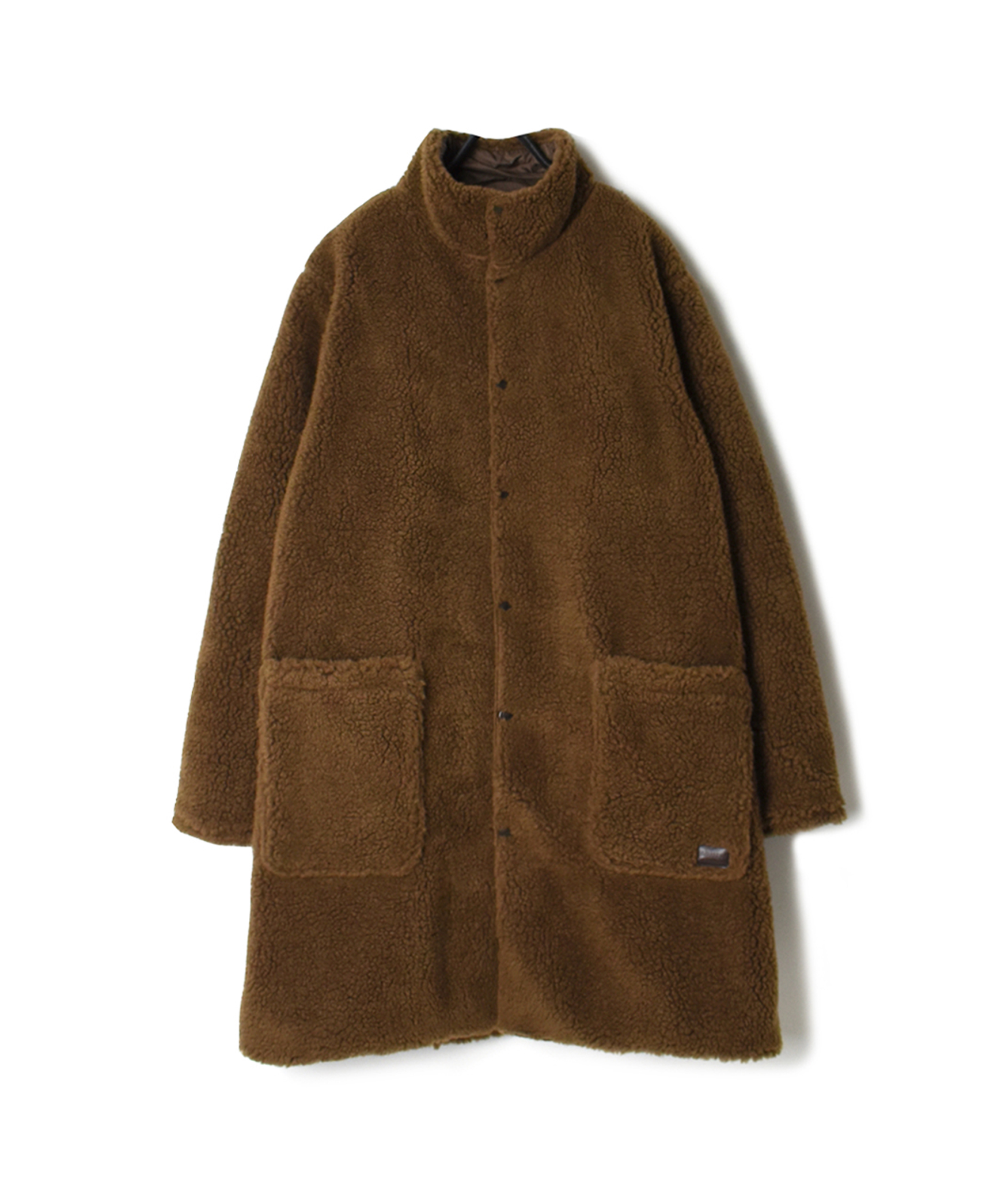 NAM2164Y FLEECE / NYLON HIGH NECK COAT