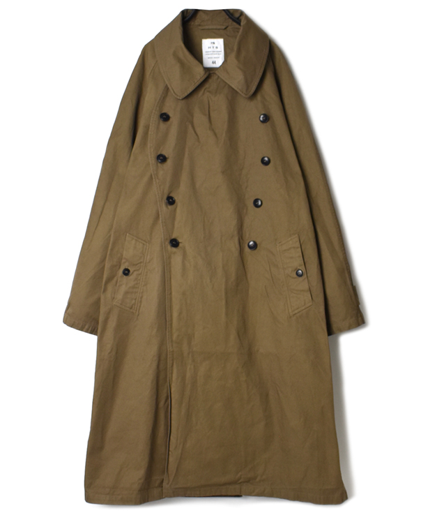 NHT2052DT (コート) HEAVY WEIGHT COTTON TWILL OVERDYE DOUBLE OVER COAT