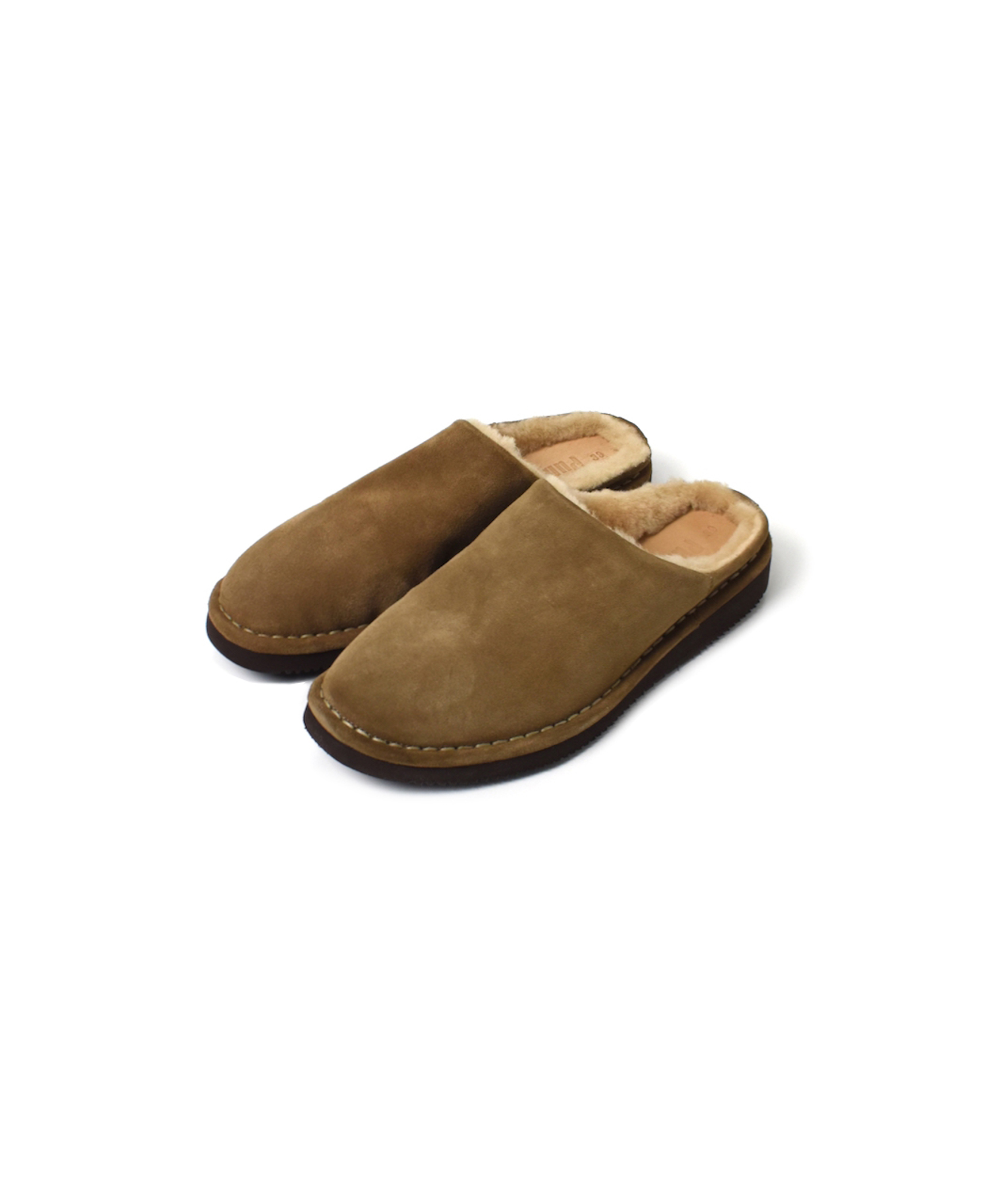 NPP1853MV MOUTON LINING SLIPPER WITH VIBRAM SOLE