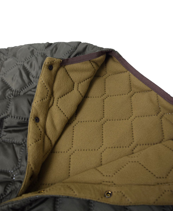 NAM1651 (コート) POLYxFLEECE HEAT QUILT NO COLLAR COAT