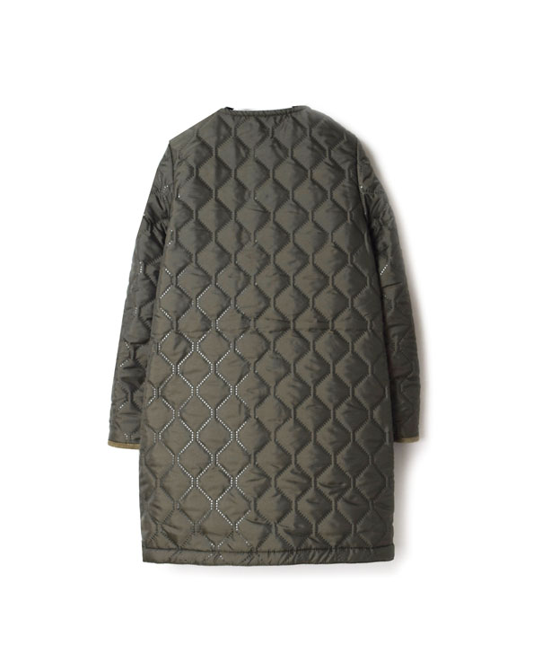NAM1651 (コート) POLYxFLEECE HEAT QUILT NO COLLAR COAT