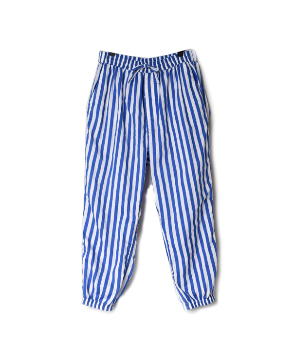 NVL2011SPW POPLIN WIDE STRIPE EASY PANTS