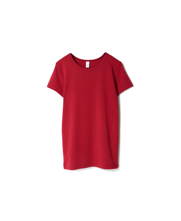 NMF0901 (Tシャツ) 1x1 RIB COTTON CREW-NECK T-SHIRT