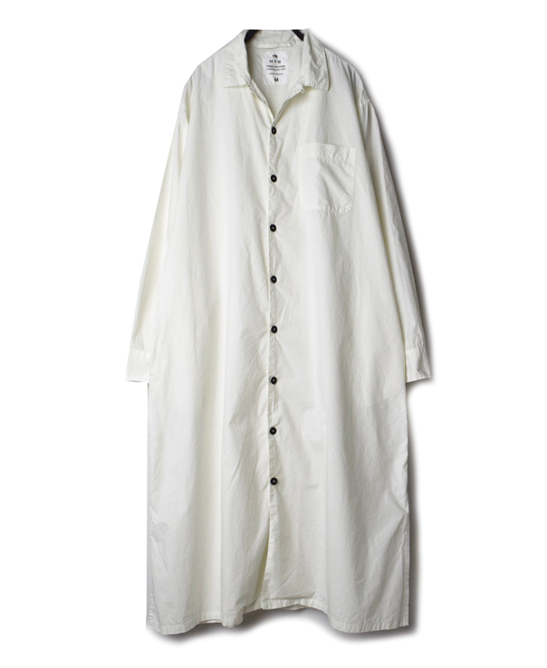 INHT2202CP (ロングシャツ) 60’S COTTON POPLIN ONE-UP LONG SHIRT