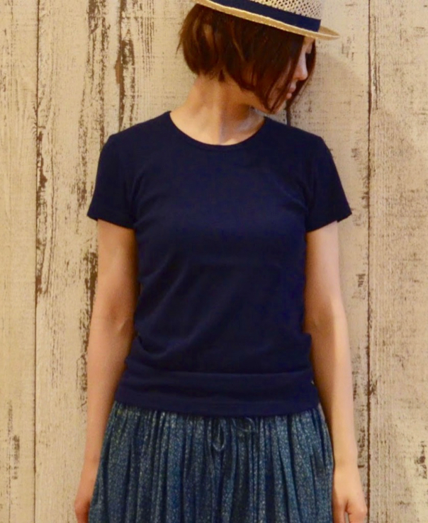 NMF0901 (Tシャツ) 1x1 RIB COTTON CREW-NECK T-SHIRT