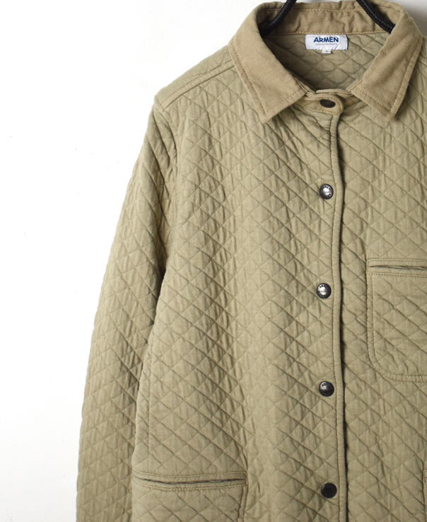 NAM0202B (ジャケット) COTTON QUILT SHIRTS COLLAR JACKET