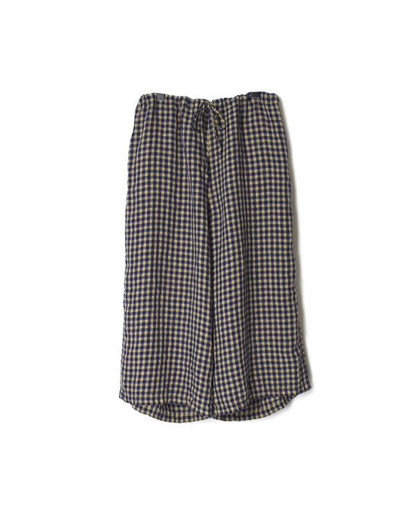 LNHT1713LC LINEN CHECK EASY PANTS