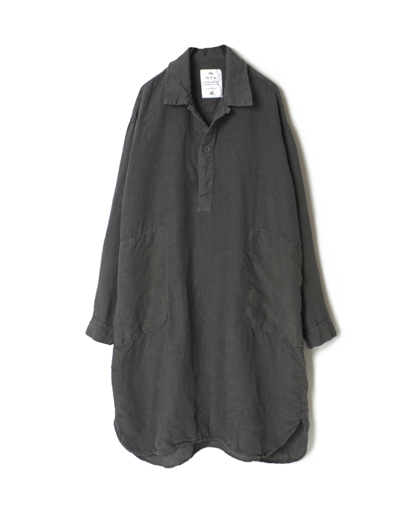 LNHT2241L (ロングシャツ) LINEN PLAIN LONG SHIRT