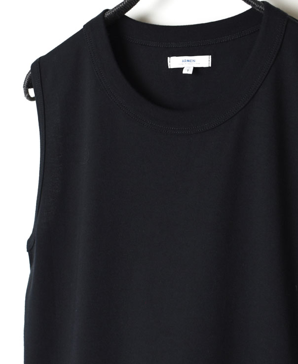 NFA1801 (ノースリーブ) 4.4oz COTTON JERSEY CREW NECK NO/SL PULLOVER