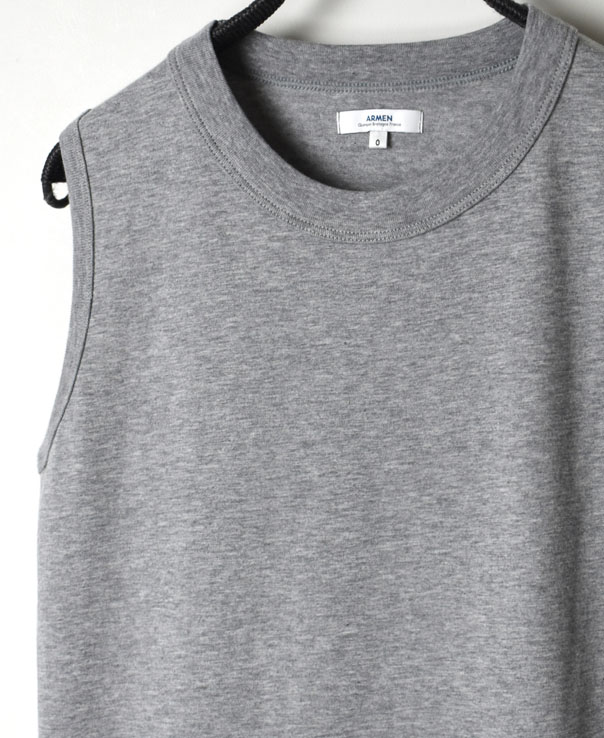 NFA1801 (ノースリーブ) 4.4oz COTTON JERSEY CREW NECK NO/SL PULLOVER