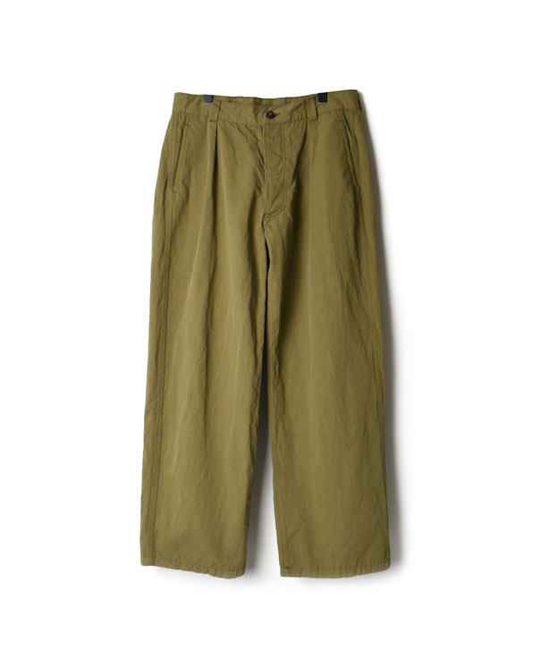 NAM1203KCL COTTON LINEN ONE-TUCK PANTS