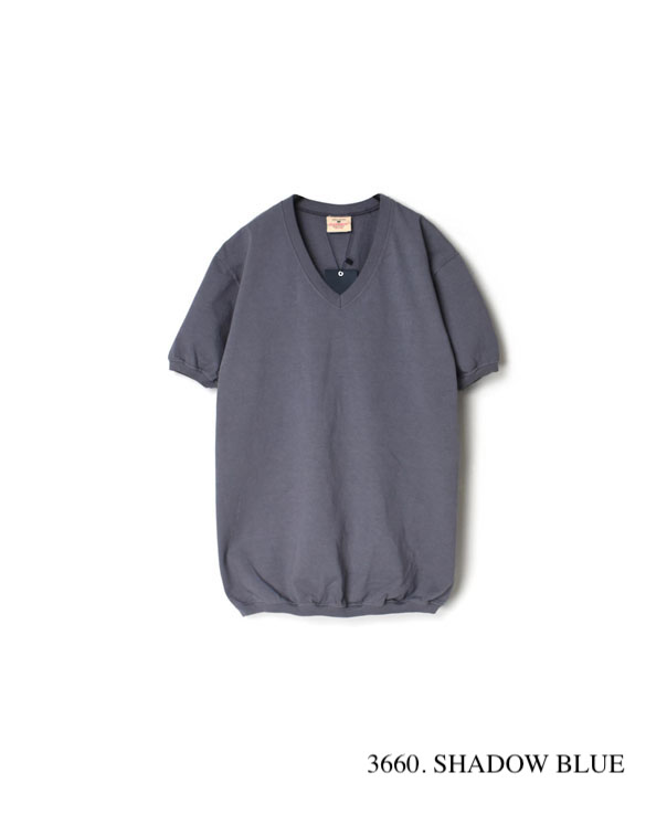NGW1701 (Tシャツ) COTTON 7.2oz V-NECK S/SL CUFF AND BOTTOM RIB