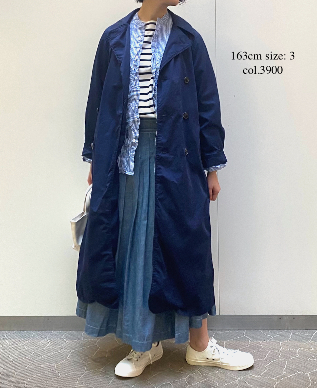 NMPA1701BC (コート) COTTON TWILL DOUBLE BREASTED COAT (FULL SLEEVE)