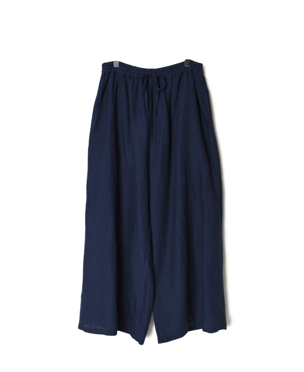 INSL22206 (パンツ) 60’S POWER LOOM LINEN PLAIN WIDE EASY PANTS