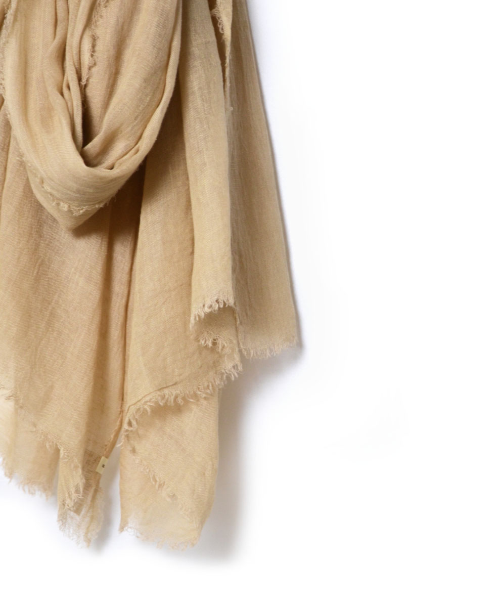 NSL18031 (ストール) LINEN / MODAL OVER DYED STOLE