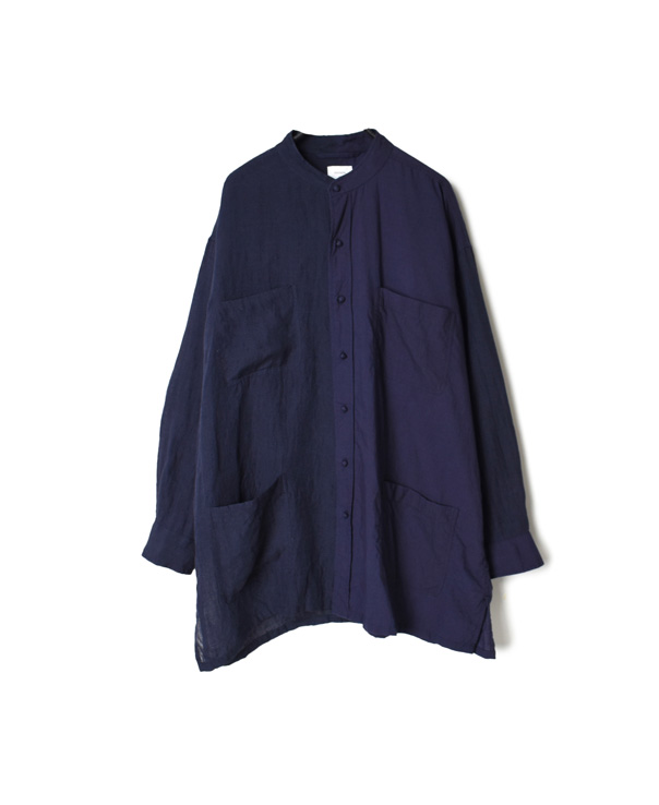 MDSH2202 (ジャケット) 80’S POWER LOOM LINEN PLAIN /60’S ORGANIC CAMBRIC (WASH) 4POCKET JACKET