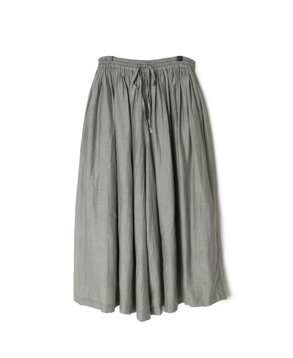 NSL22085 (キュロット) COTTON SILK PLAIN GATHERED CULOTTES