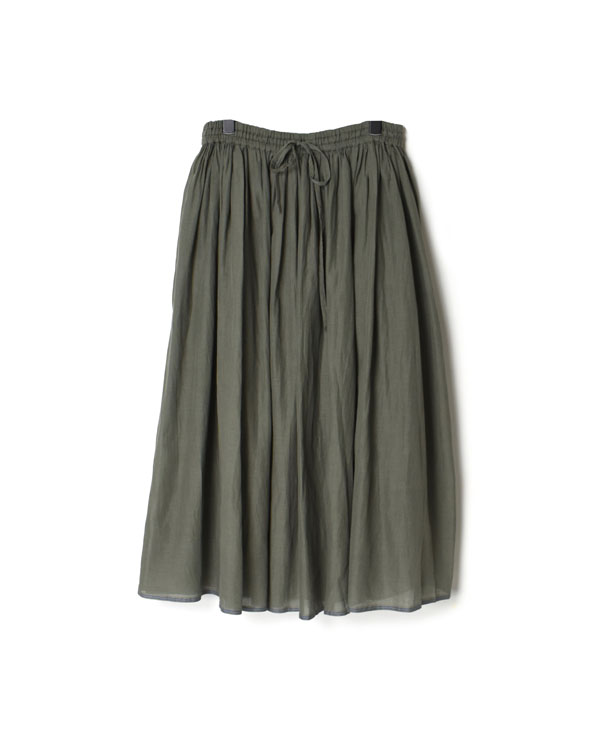 NSL22005 (スカート) SUPER FINE VOILE WITH POLY SELVAGE GATHERED SKIRT