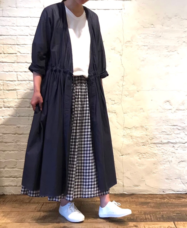 NSL22004 (カシュクール) SUPER FINE VOILE WITH POLY SELVAGE CACHE COUER DRESS
