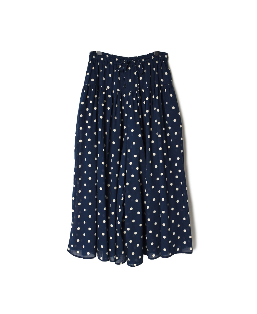 NSL22015 (キュロット) COTTON VOILE DOT PRINT CULOTTES