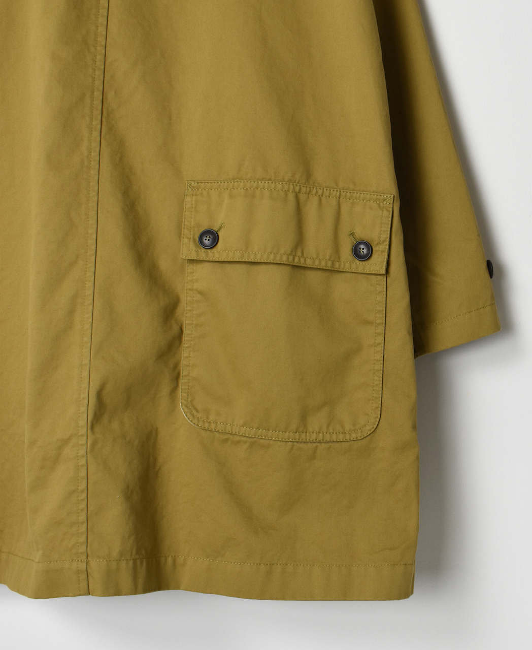 NAM2203SP (コート) COTTON TWILL AUTHENTIC HOODED COAT WITH BACK POKCET