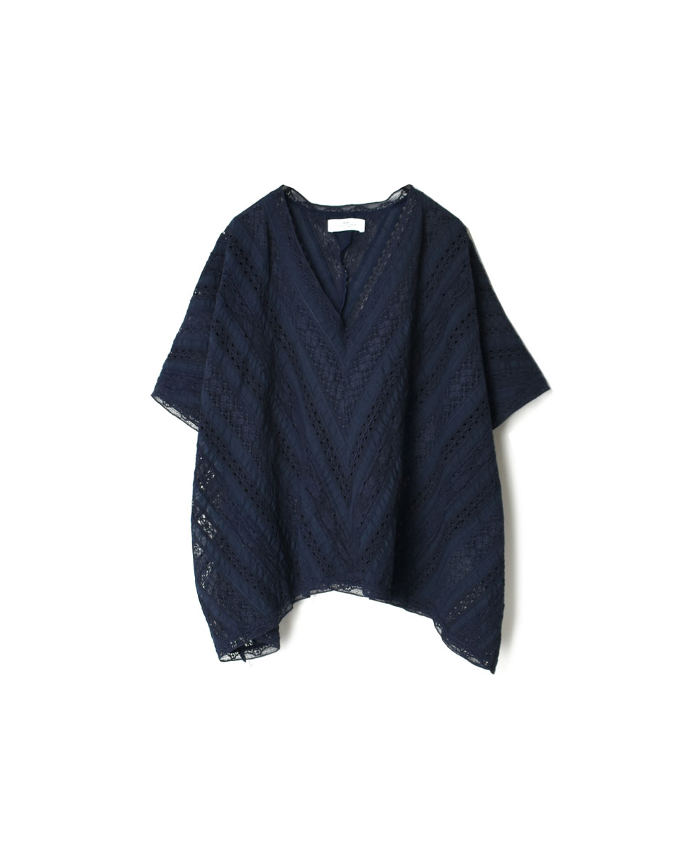 NSL22034 (ポンチョ) COTTON VOILE ALL LACE PONCHO