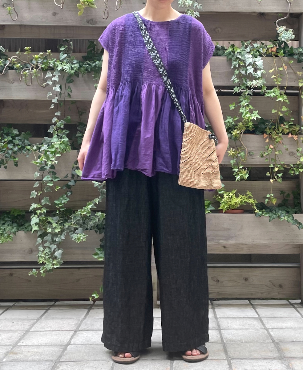 ANMDS2212 (バッグ) RAFFIA SHOULDER POUCH(COMBI)