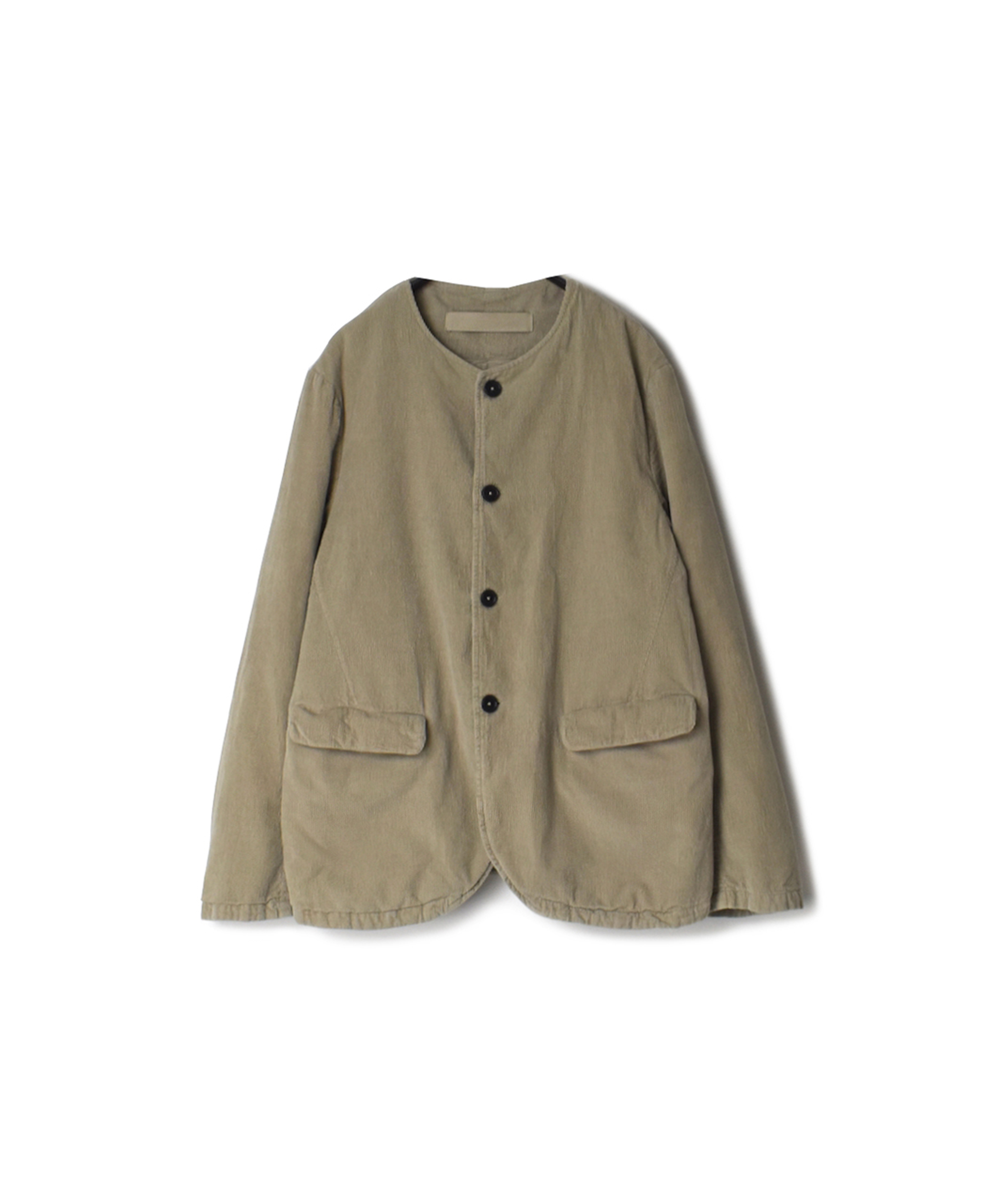 NVL1751CPD (ジャケット) CORDUROY POPLIN DYE SIDE VENTS NO COLLAR JACKET