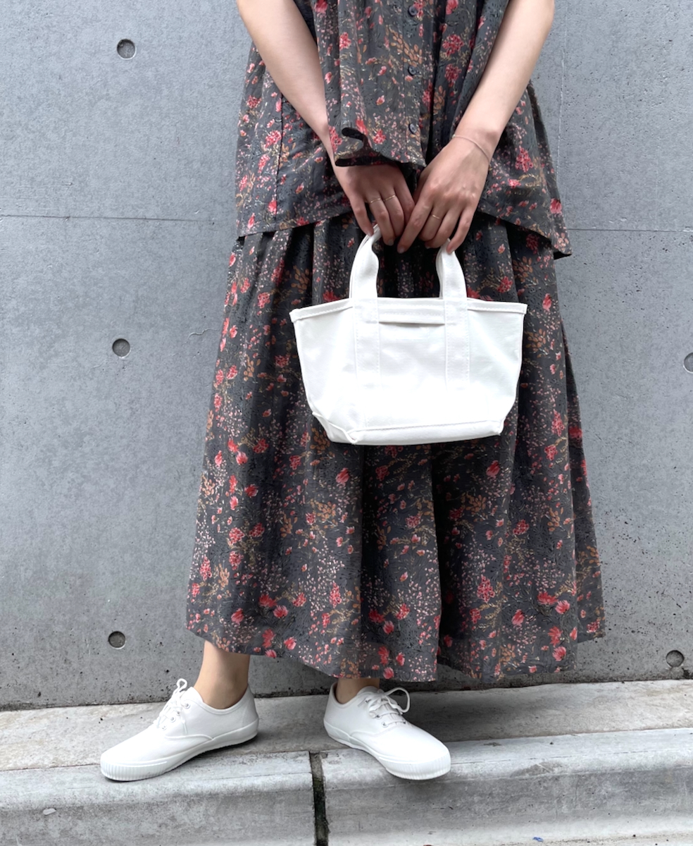 PNAM1500 (バッグ) 14oz COTTON CANVAS INSIDE DOUBLE POCKET MINI TOTE BAG