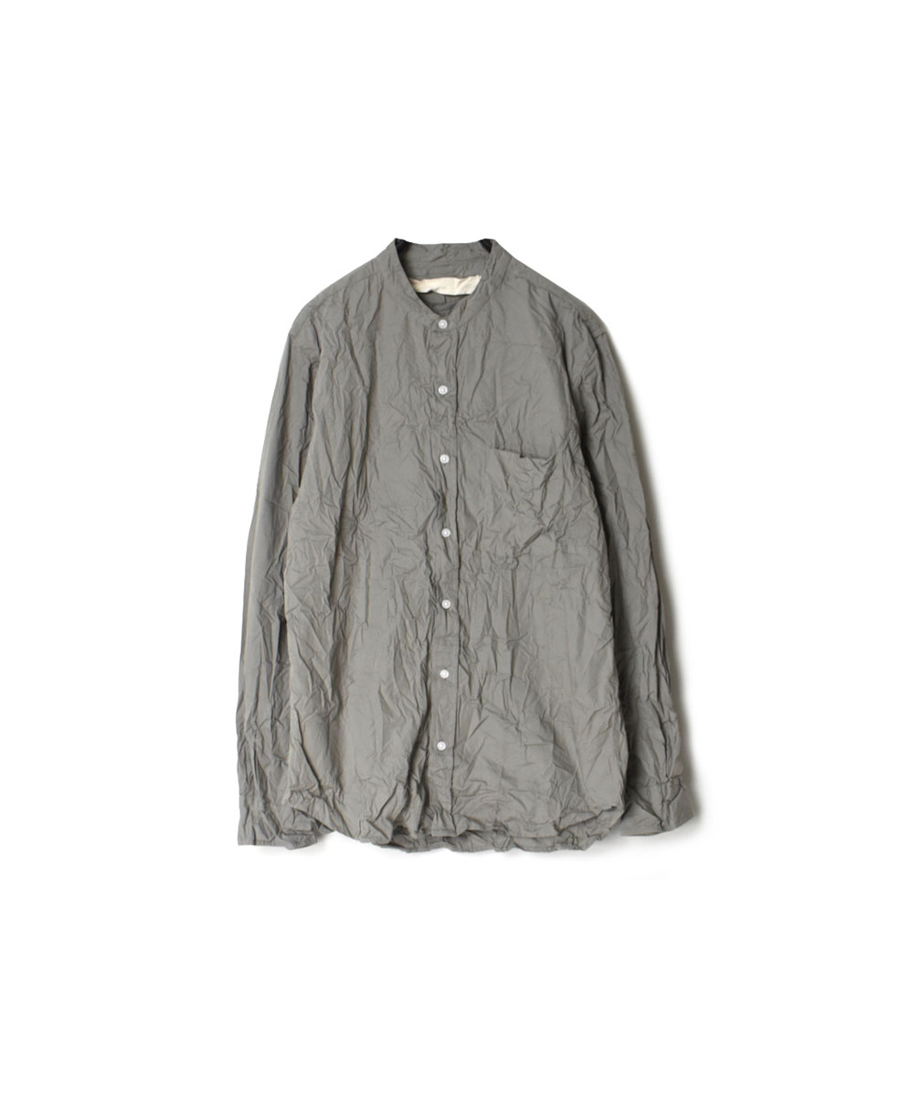 NVL1601W (シャツ) 40'S ORGANIC POPLIN BANDED COLLAR SHIRT