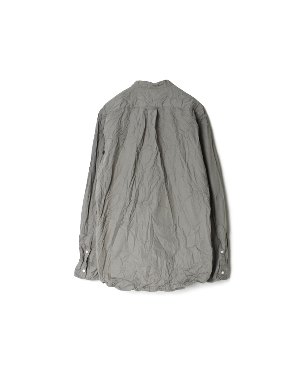 NVL1601W (シャツ) 40'S ORGANIC POPLIN BANDED COLLAR SHIRT