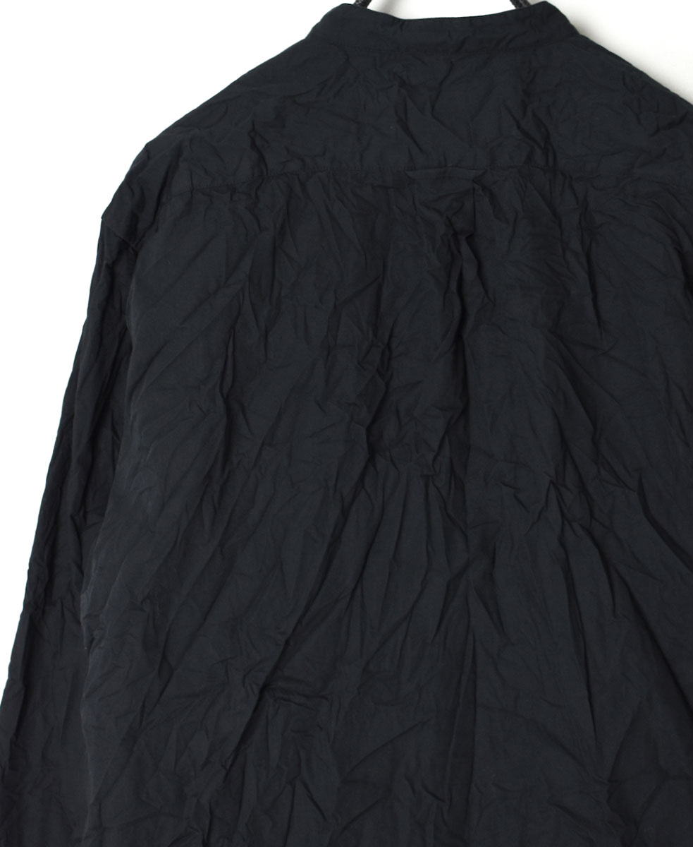 NVL1601W (シャツ) 40'S ORGANIC POPLIN BANDED COLLAR SHIRT