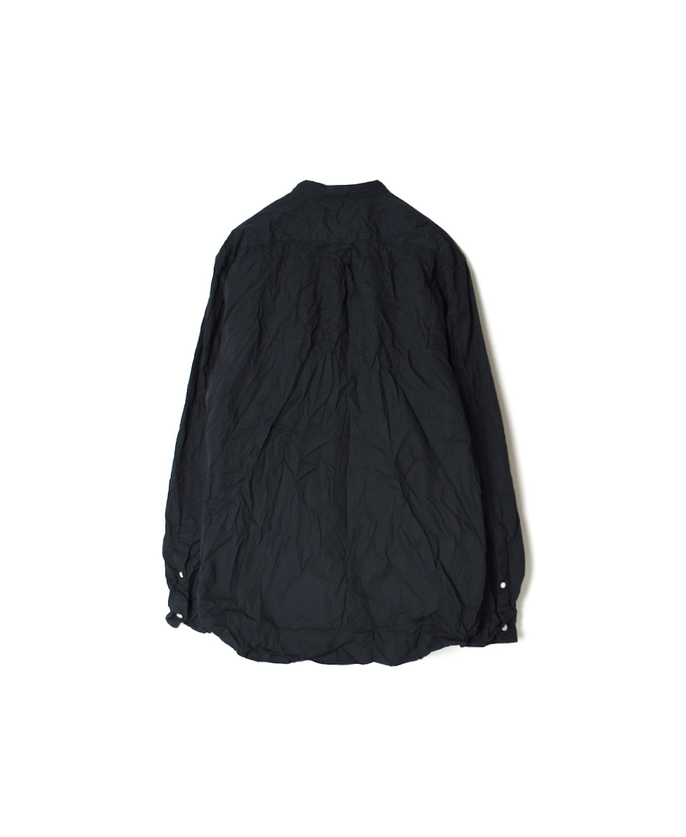 NVL1601W (シャツ) 40'S ORGANIC POPLIN BANDED COLLAR SHIRT