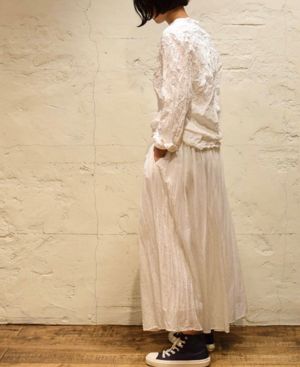 NVL1601W (シャツ) 40'S ORGANIC POPLIN BANDED COLLAR SHIRT
