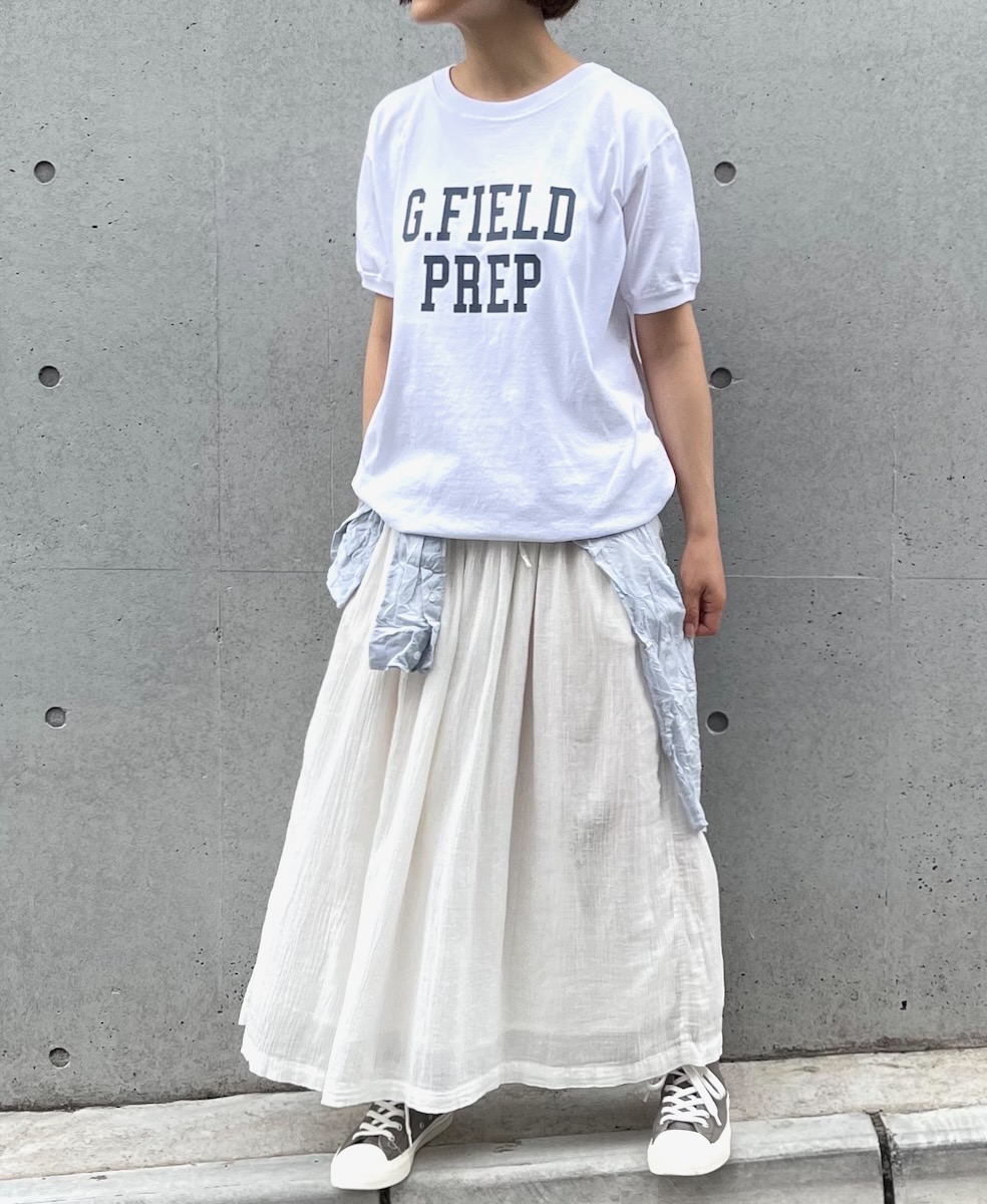NGT9801 2624 (Tシャツ) "GF PREP" 7.2oz CREW-NECK S/SL TEE CUFF & HEM RIB