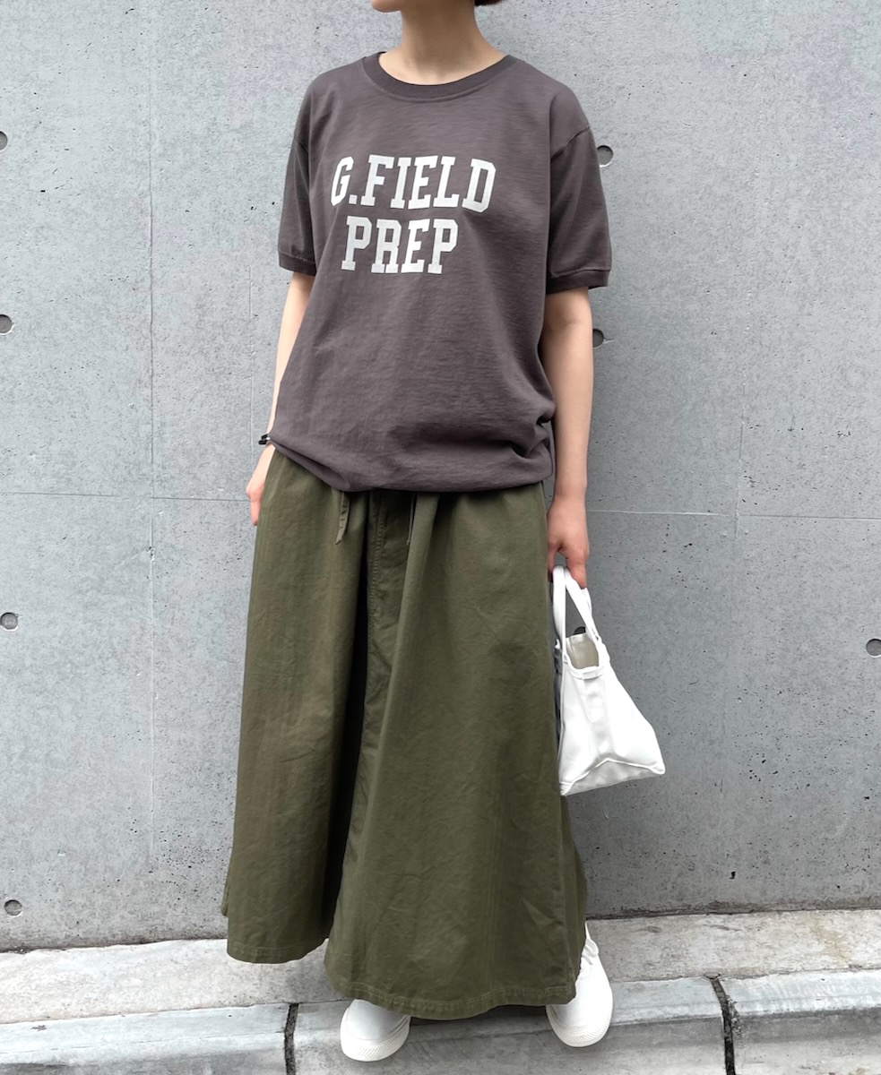 NGT9801 2624 (Tシャツ) "GF PREP" 7.2oz CREW-NECK S/SL TEE CUFF & HEM RIB