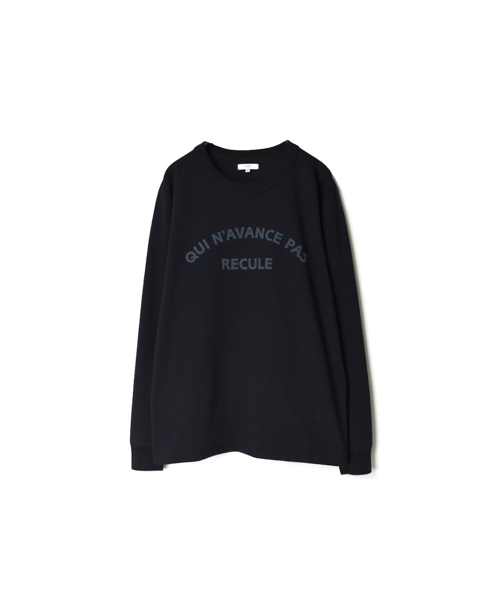 NFA1551P33 (Tシャツ) COTTON JERSEY "AVANCE" CREW NECK L/SL T-SHIRT