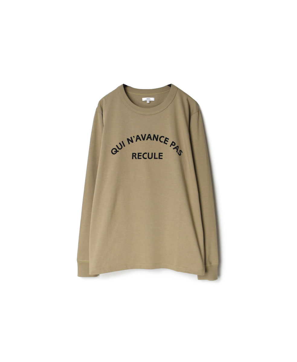 NFA1551P33 (Tシャツ) COTTON JERSEY "AVANCE" CREW NECK L/SL T-SHIRT