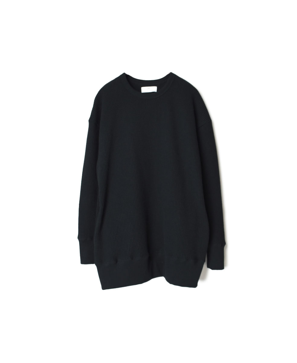 GNSL22752 (プルオーバー) COTTON WAFFLE CREW-NECK PULLOVER