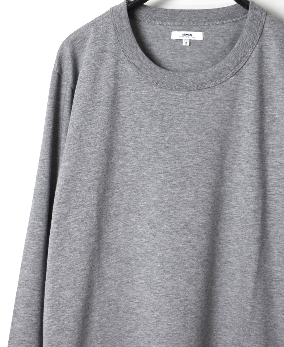 NFA1551 (Tシャツ) CREW NECK L/SL T-SHIRT WITH CUFF RIB
