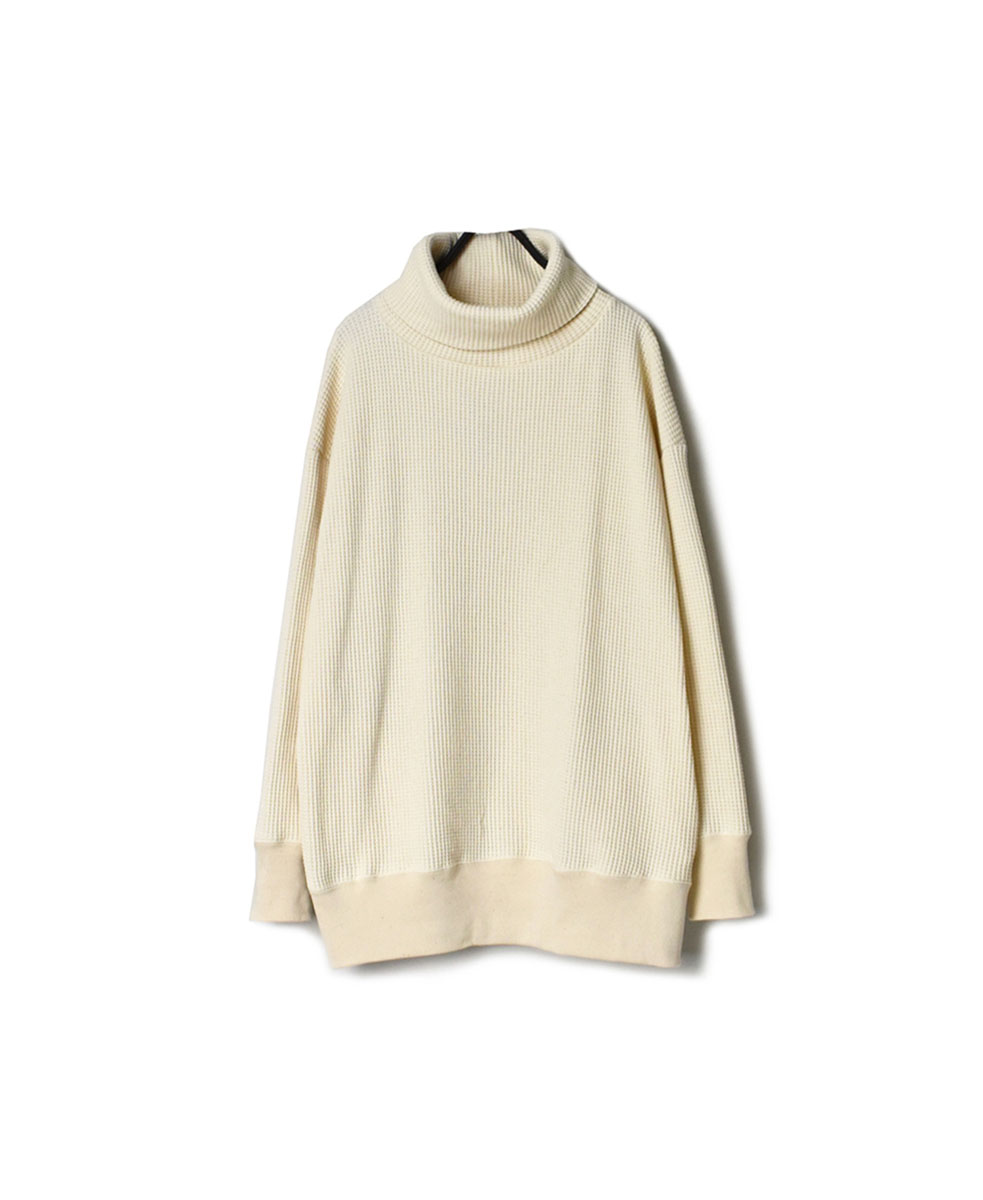 GNSL22751 (プルオーバー) COTTON WAFFLE TURTLE NECK