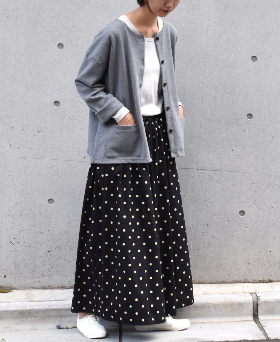 GNSL22772 (Tシャツ) 40/1 RIB U-NECK L/SL T-SHIRT