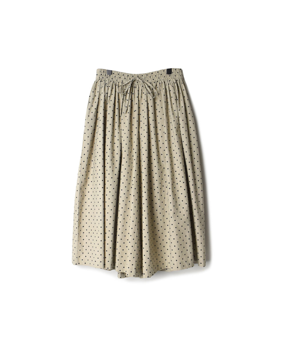 NSL22535 (キュロット) 40’S POPLIN DOT PRINT CULOTTE