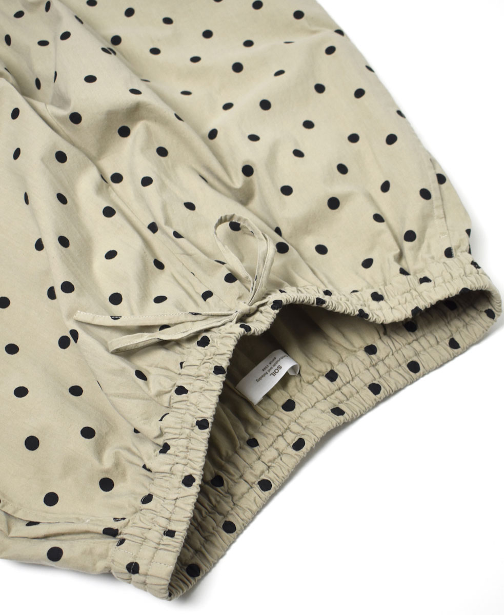 NSL22536 (パンツ) 40s POPLIN DOT PRINT WIDE EASY PANTS