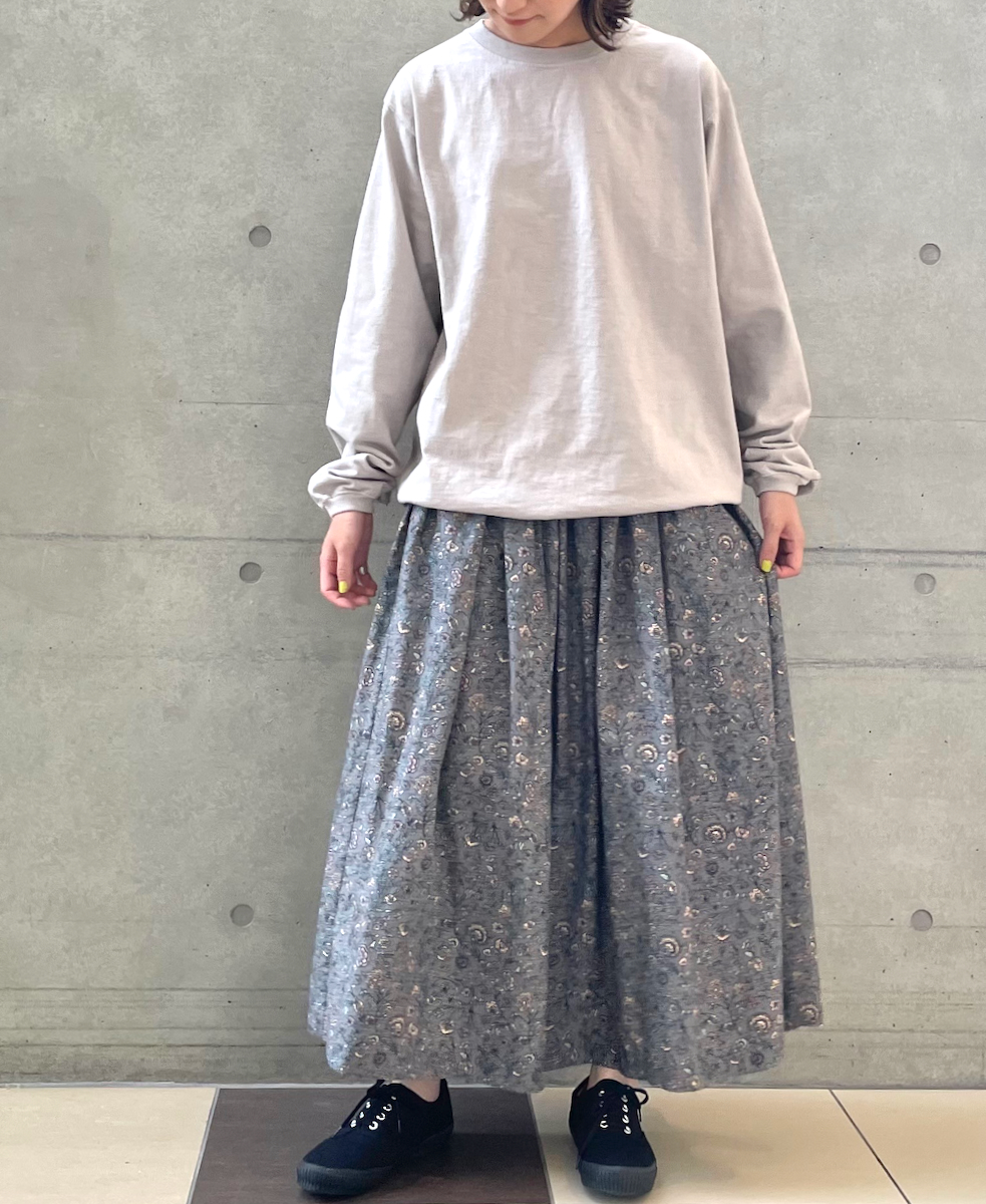 NGW9951 (Tシャツ) CREW NECK L/SL WITH CUFF & HEM RIB